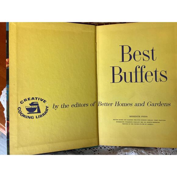 Vintage 1963 Better Homes & Gardens Best Buffets Cookbook, 110 Retro Recipes - Picture 2 of 7